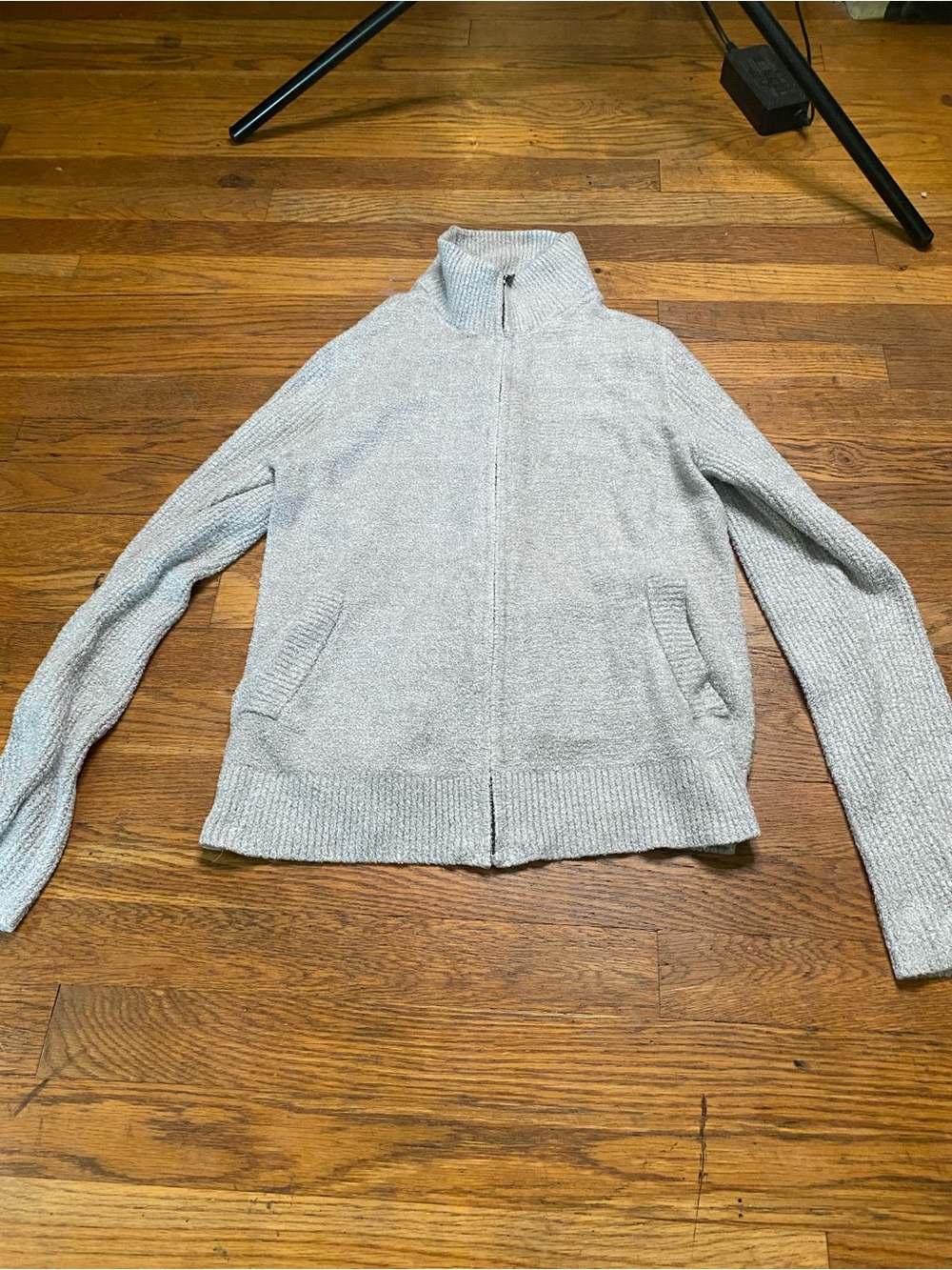 Barefoot Dreams Cozychic Lite Full Zip Cardigan Sweater Women’s Small - Picture 4 of 8